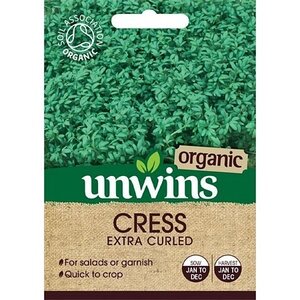 Cress Extra Curled (Organic)