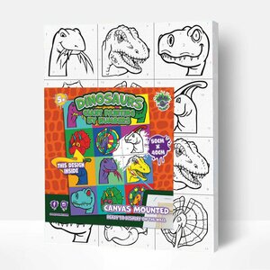 Dinosaur Paint By Numbers