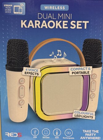 Dual Mini Karaoke set