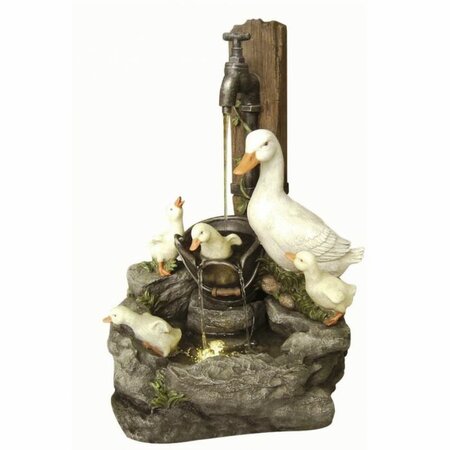 DUCK FAMILY AT TAP