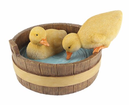 Ducklings in Barrel