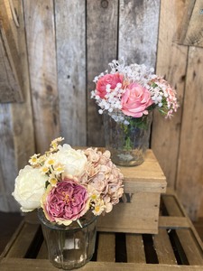 Dusty Pink Autumn Flower Arrangement in Gift Bag.  - image 3