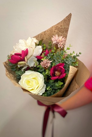 Dusty Pink Everlasting Bouquet - image 2