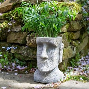 Easter Island Head Planter M