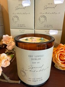 EAU SO SPECIAL CANDLE WITH GREEN AVENTURINE