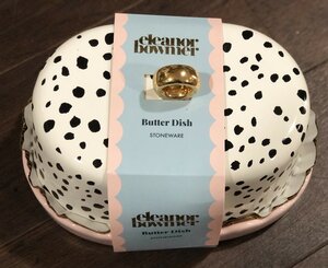 ELEANOR BOWMER BUTTER DISH - DALMATIAN