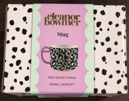 ELEANOR BOWMER SHORT MUG -  BLUE LEOPARD