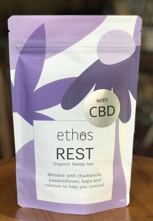 Ethos Rest Organic Hemp Tea with CBD