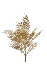 Fern bush gold glitter