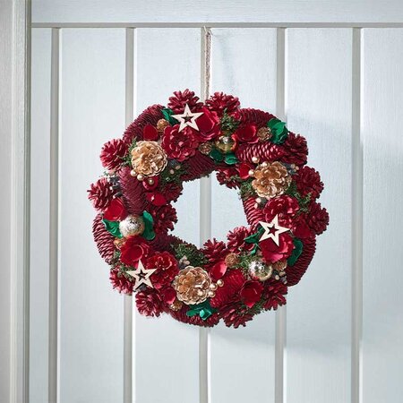 Festive Fir Wreath, 36cm