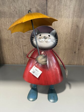 Figure, Cat, Umbrella, "Meike"