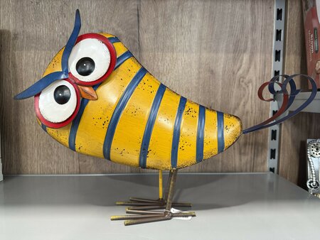 Figure, Owl, "Frida" Striped