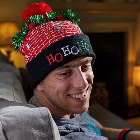 Flash! Luxury Beanie - Ho Ho Ho Hat