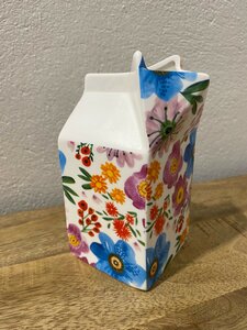 Flower Power Carton Jug