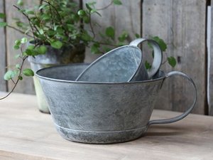 French Flowerpot w. Handle sm.