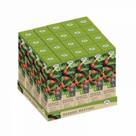 Garden Netting, 15mm, 2x5m, Green