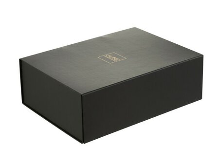 GIFTBOX J-LINE BLACK L (36x26.3x12cm)
