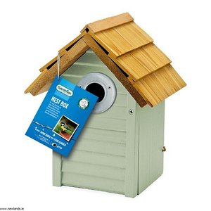 GM Beach Hut Nest Box - Sage Green