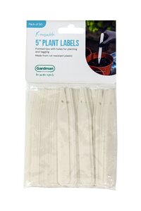 GM Plant Labels 13cm (5") 50pk