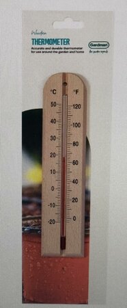 GM Wooden Thermometer FSC