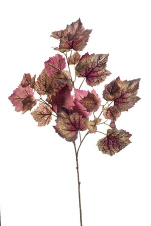 Grape leaf spray x3 65cm purple