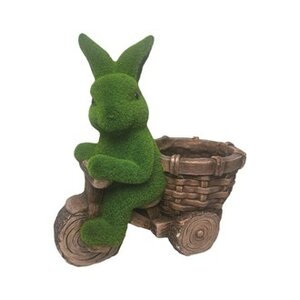 Grass Rabbit Bike Planter 35cm