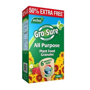 Gro-Sure 6 Month Slow Release Plant Food 1.1kg + 50% Extra Free