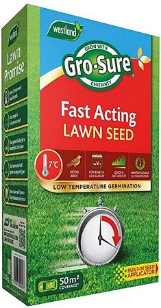 Gro-sure Fast Acting Lawn Seed 50