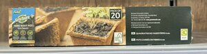 Gro-Sure Fibre Pots Square 6cm 20pk