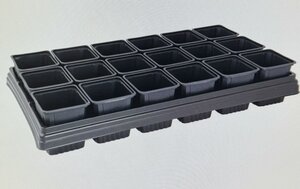 Gro- Sure Growing Tray 18 Pot Square - image 2