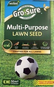 Gro-Sure Multi Purpose Lawn Seed 50m2