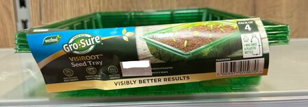 Gro-Sure Visiroot Seed Tray 4 pk - image 1