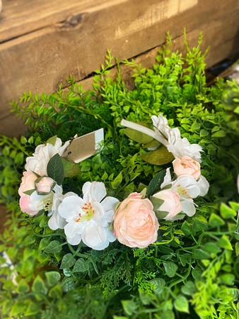 Handmade Pink Rose Flower Crown - image 3