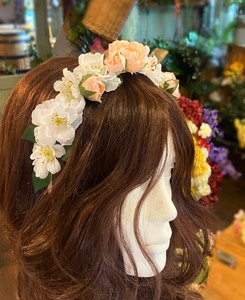 Handmade Pink Rose Flower Crown - image 4