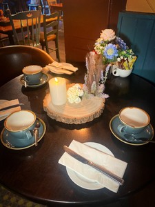 Handmade Rustic Lavender Candle Table Centerpiece - image 4