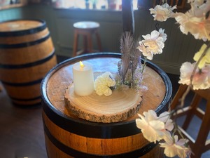 Handmade Rustic Lavender Candle Table Centerpiece - image 4