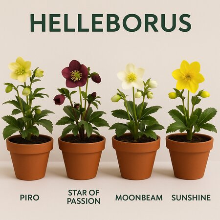 HELLEBORUS IN VARIETIES
