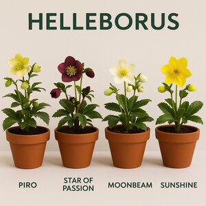 HELLEBORUS IN VARIETIES