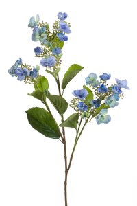 Hydrangea spray blue 75cm