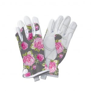 KS Leather Gloves Peony Grey Medium