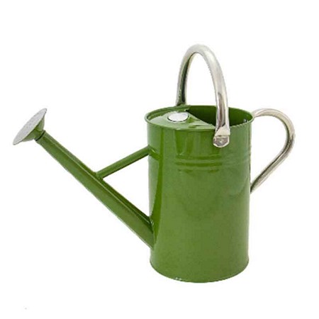 KS Metal Watering Can Tweed Green 4.5ltr