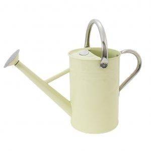 KS Metal Watering Can Vintage Cream 4.5ltr