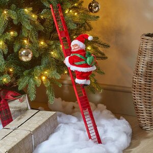 Ladder-Climbing Santa