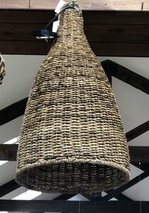 Lamp Abaca Natural d41h71cm