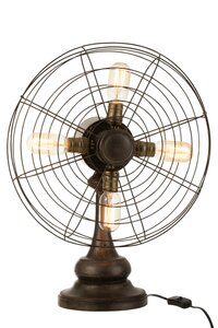 LAMP FAN METAL BROWN (43x29x56cm)