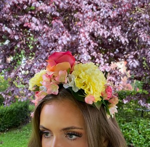 Large Luxury Handmade Flower Crown - image 1