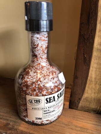 LE CRU Sea salt w. mill Chili