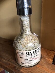 LE CRU Sea salt w. mill ROSEMARY & PARMESAN