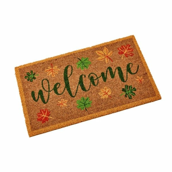 Leafy Welcome Decoir Mat 40x60cm - D and M Garden Centre