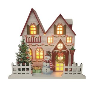 LED Christmas House White